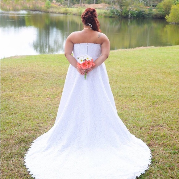 Gorgeous plus size wedding dress - Picture 5 of 7